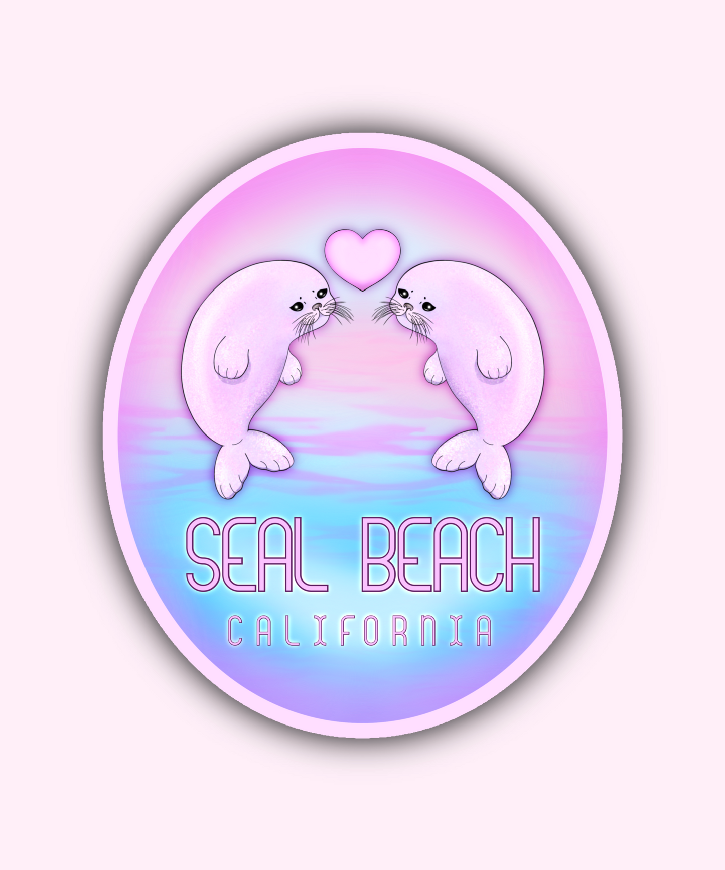 Seal Beach Sticker